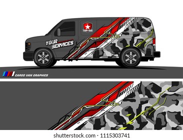 car decal design vector. abstract background for vehicle vinyl wrap