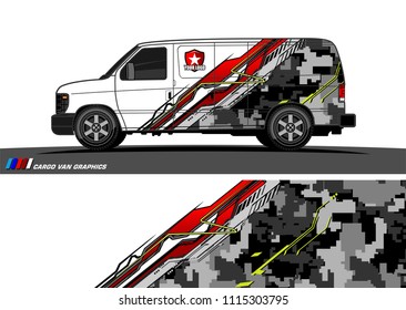 car decal design vector. abstract background for vehicle vinyl wrap
