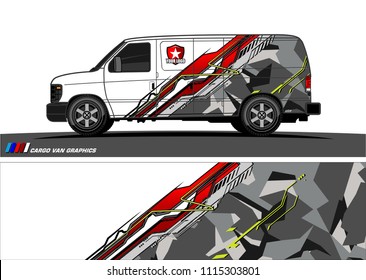 car decal design vector. abstract background for vehicle vinyl wrap
