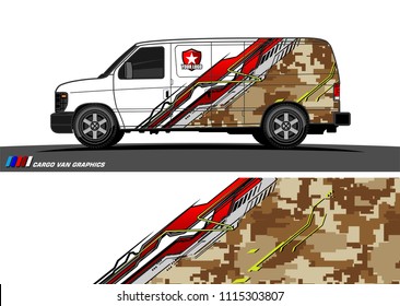 car decal design vector. abstract background for vehicle vinyl wrap