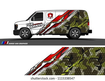 car decal design vector. abstract background for vehicle vinyl wrap
