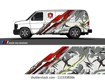 car decal design vector. abstract background for vehicle vinyl wrap