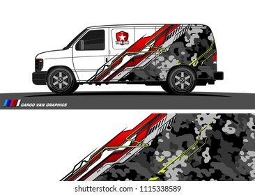 car decal design vector. abstract background for vehicle vinyl wrap