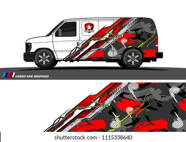 car decal design vector. abstract background for vehicle vinyl wrap