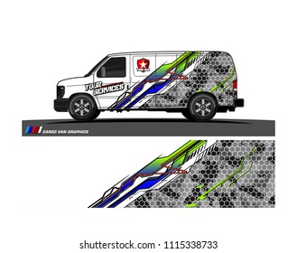 car decal design vector. abstract background for vehicle vinyl wrap