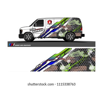 car decal design vector. abstract background for vehicle vinyl wrap