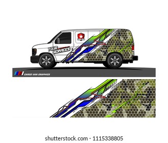 car decal design vector. abstract background for vehicle vinyl wrap