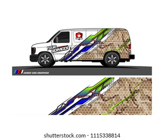 car decal design vector. abstract background for vehicle vinyl wrap