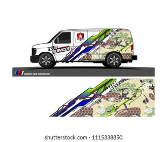 car decal design vector. abstract background for vehicle vinyl wrap