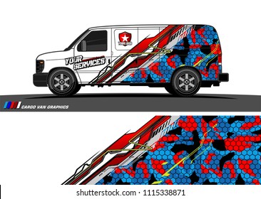 car decal design vector. abstract background for vehicle vinyl wrap