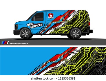 car decal design vector. abstract background for vehicle vinyl wrap