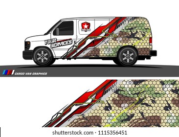 car decal design vector. abstract background for vehicle vinyl wrap