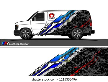 car decal design vector. abstract background for vehicle vinyl wrap
