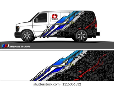 car decal design vector. abstract background for vehicle vinyl wrap