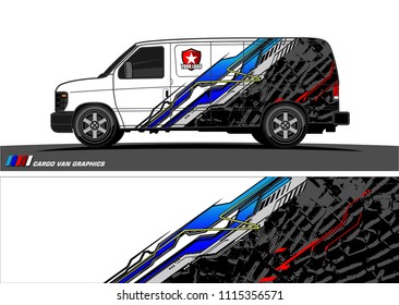 car decal design vector. abstract background for vehicle vinyl wrap
