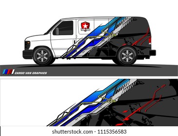 car decal design vector. abstract background for vehicle vinyl wrap