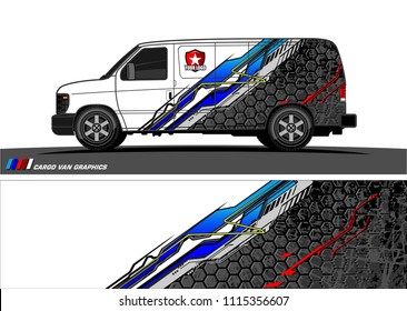 car decal design vector. abstract background for vehicle vinyl wrap