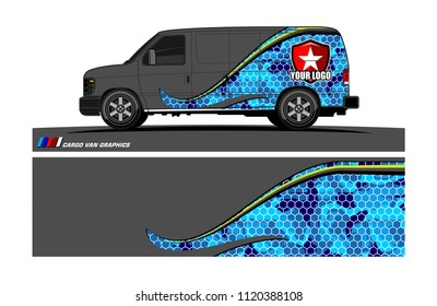 car decal design vector. abstract background for vehicle vinyl wrap