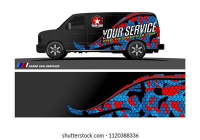 car decal design vector. abstract background for vehicle vinyl wrap