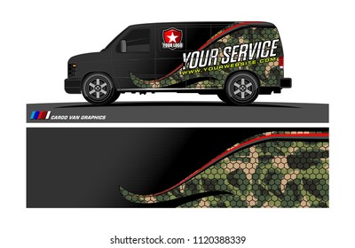 car decal design vector. abstract background for vehicle vinyl wrap