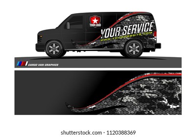 car decal design vector. abstract background for vehicle vinyl wrap