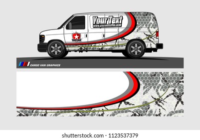 car decal design vector. abstract background for vehicle vinyl wrap