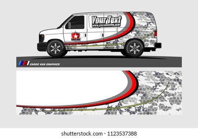 car decal design vector. abstract background for vehicle vinyl wrap