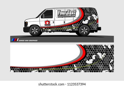 car decal design vector. abstract background for vehicle vinyl wrap