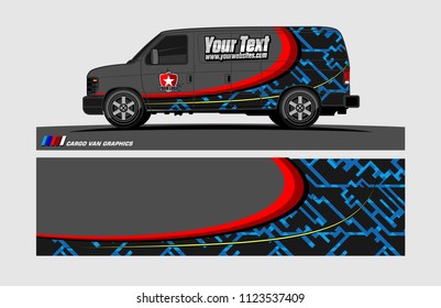 car decal design vector. abstract background for vehicle vinyl wrap