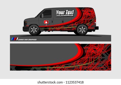 car decal design vector. abstract background for vehicle vinyl wrap
