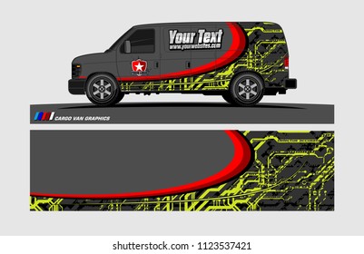 car decal design vector. abstract background for vehicle vinyl wrap