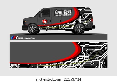 car decal design vector. abstract background for vehicle vinyl wrap