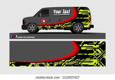 car decal design vector. abstract background for vehicle vinyl wrap