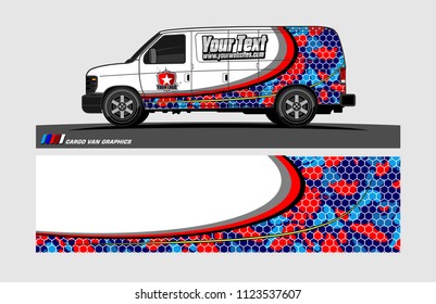 car decal design vector. abstract background for vehicle vinyl wrap