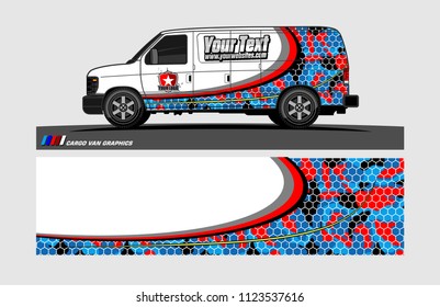 car decal design vector. abstract background for vehicle vinyl wrap