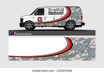 car decal design vector. abstract background for vehicle vinyl wrap
