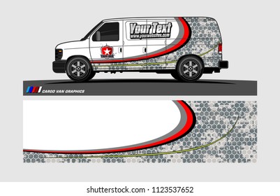 car decal design vector. abstract background for vehicle vinyl wrap