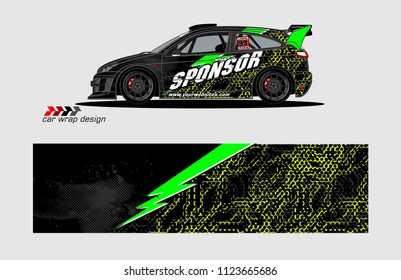 car decal design vector. abstract background for vehicle vinyl wrap