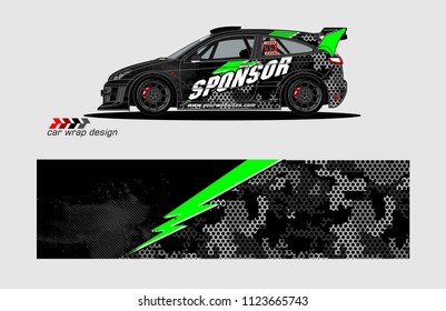 car decal design vector. abstract background for vehicle vinyl wrap