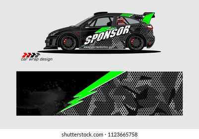 car decal design vector. abstract background for vehicle vinyl wrap