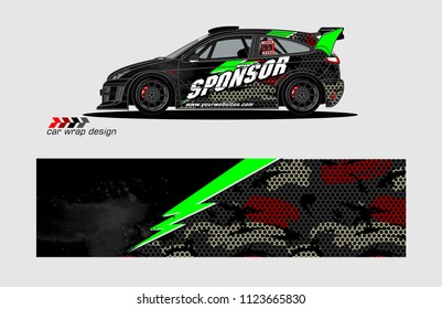 car decal design vector. abstract background for vehicle vinyl wrap