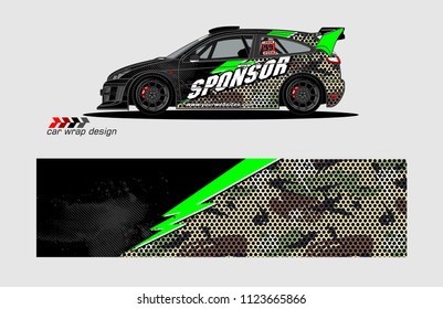 car decal design vector. abstract background for vehicle vinyl wrap