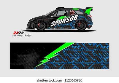 car decal design vector. abstract background for vehicle vinyl wrap