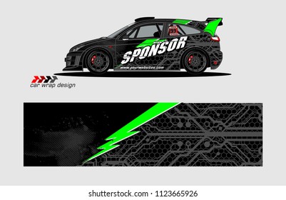 car decal design vector. abstract background for vehicle vinyl wrap