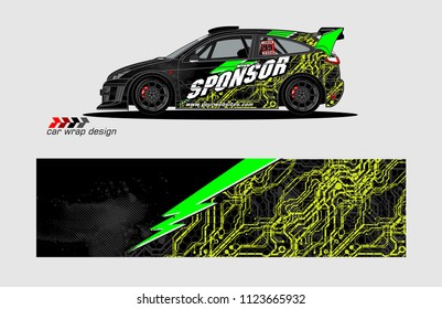 car decal design vector. abstract background for vehicle vinyl wrap