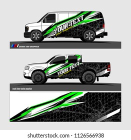 car decal design vector. abstract background for vehicle vinyl wrap