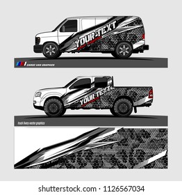 car decal design vector. abstract background for vehicle vinyl wrap