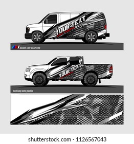 car decal design vector. abstract background for vehicle vinyl wrap