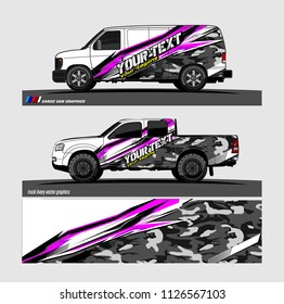 car decal design vector. abstract background for vehicle vinyl wrap