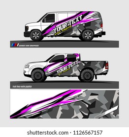 car decal design vector. abstract background for vehicle vinyl wrap